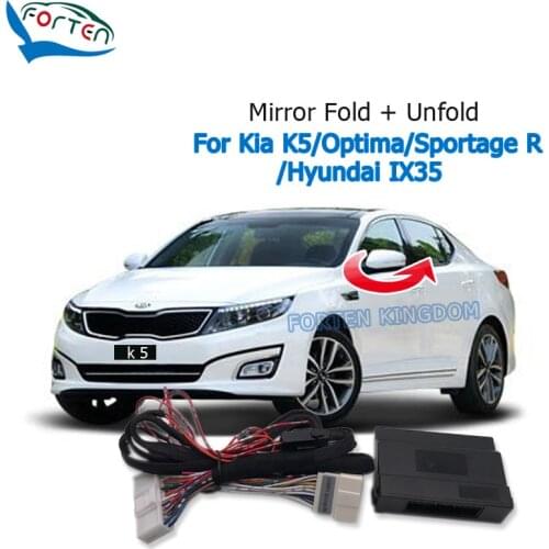 Forten Kingdom Car Side Rear Mirror Folding Module For Kia K5 / Sportage R 2010-2016 / Hyundai IX35 Rear View Mirror fold unfold