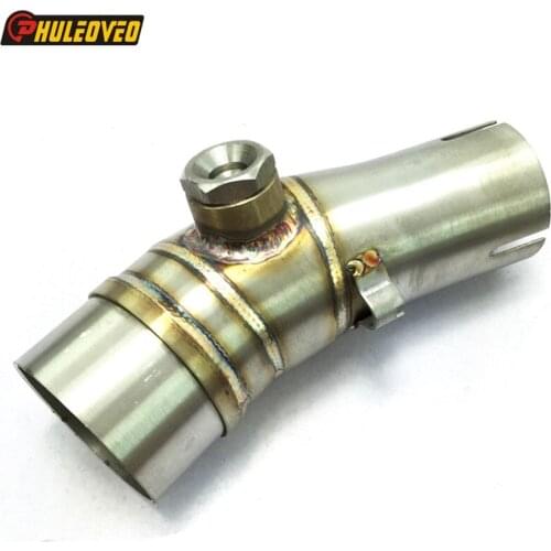 Motorbike Exhaust ER6N Link Pipe Stainless Steel Motorcycle Muffler Exhaust Pipe Connector for ER6N