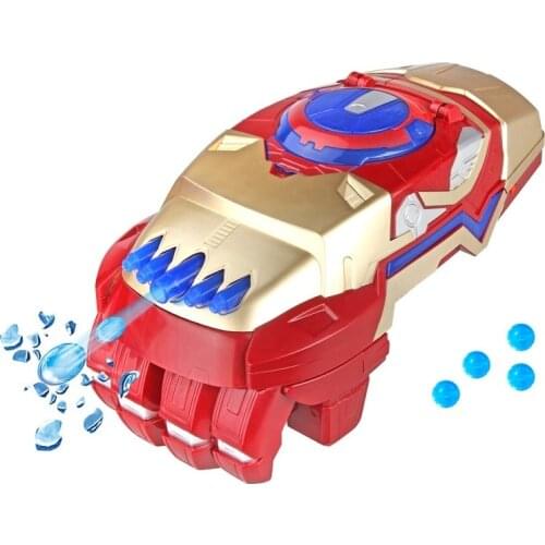 Steel Wrist Arm Crystal Bomb Plastic Water Bullet Gun Kids Water Guns Toy Electric Motorized Launcher Kids Toys