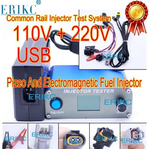 CR Injector Tester for Bosch Denso Delphi Electromagnetic Piezo Injector Fuel CRI800 Injector USB 110V&220V Pizeo E1024031