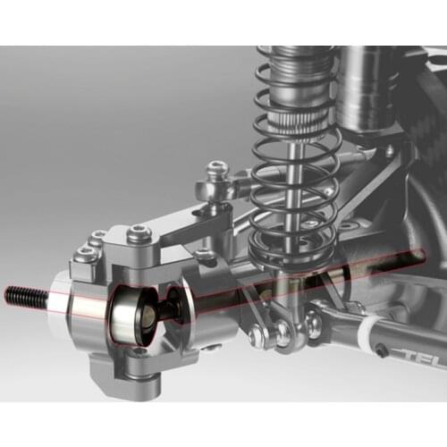 TFL RC Car accessories 1/10 AXIAL SCX10 Rock Crawler Metal Front CVD Drive Shaft Upgraded TH01780-SMT6