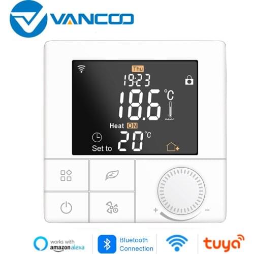 Vancoo Tuya WIFI Thermostat 220V Smart Home Control Electric floor Heating for Temperature Controller Work with Alaxe