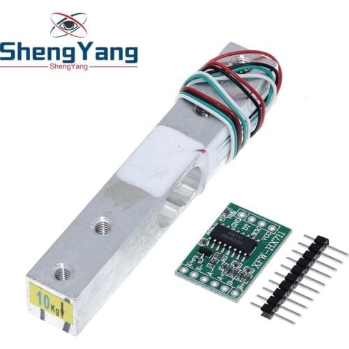 TZT Load Cell 1KG 5KG 10KG 20KG HX711 AD Module Weight Sensor Electronic Scale Aluminum Alloy Weighing Pressure Sensor