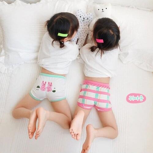 3pcs Teenager Underpants Young Girl Cartoon Cute Briefs Comfortable Cotton Panties Kids Inflant Toddles Underwear For Girls 3-8t
