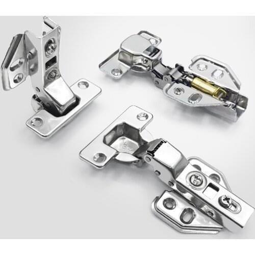 3 Style Cabinet Hinges Stainless Steel Door Hydraulic Hinges Damper Buffer Soft Close For Cabinet Cupboard Furniture Hardware