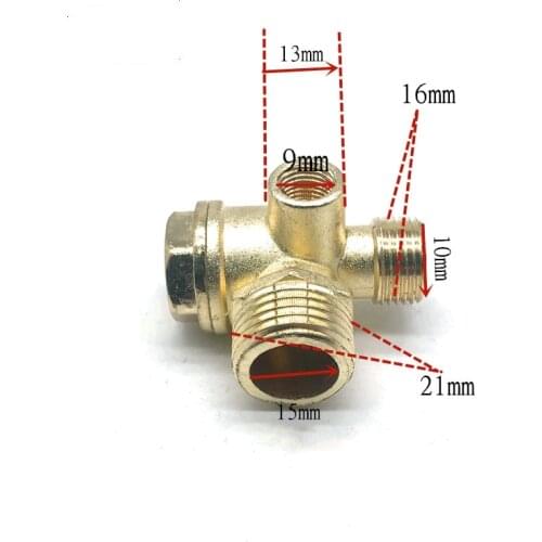 9MM Compressore Internal Thread Check Valve16mm 21mm Air Compressor Parts