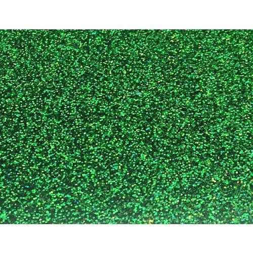 Acrylic/PMMA 2-Sided Holographic Glittering Sheets 3.0mm for Jewelries, Crafts, Art Works, Decoration - Grass Green (PG6000H)