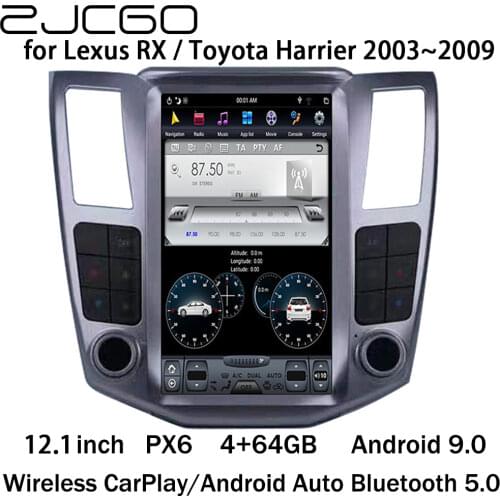 Car Multimedia Player Stereo GPS DVD Radio Navigation Android Screen for Lexus RX RX330 RX400h RX300 RX350 for Toyota Harrier