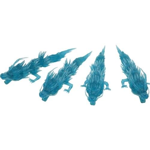 4Pcs Dragon Special Effect Decoration Dragon Model For General Scale Model Shiryu Mount Lu Rise Dragon Action Figures Accessy