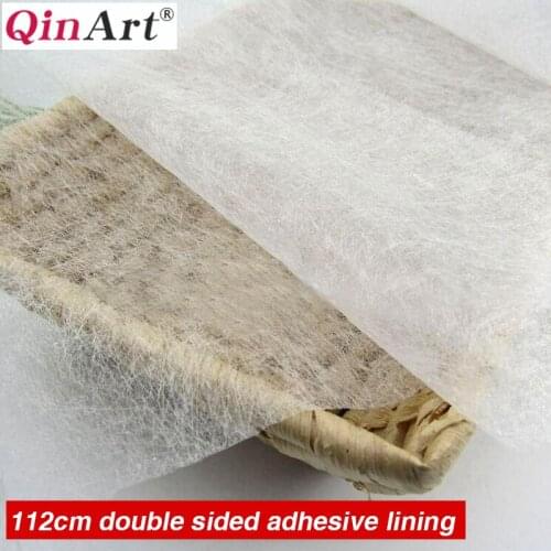 Double-sided Lining for 112 cm Wide Cloth Adhesive Lining Clothing Accessory Lining Insert Hot Melt Adhesive Lining for Clothing