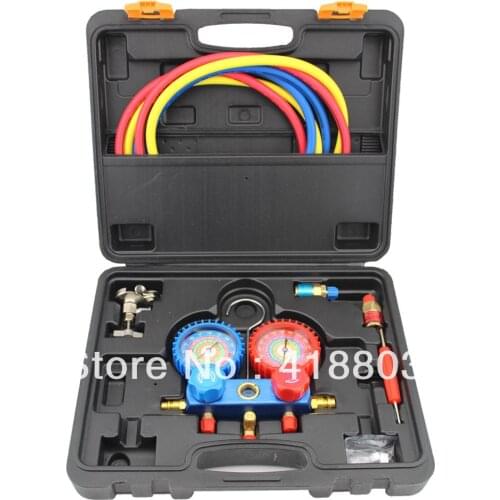 Refrigeration Tools of Manifold Gauge for Air Conditioning System for R134A R404A R22 R410A