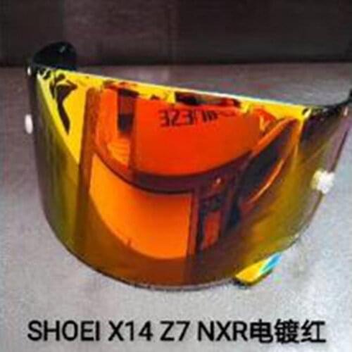 Imported PC Raw Materials Motorcycle Helmet Visor Fit For X14/Z7/NXR Model Full Face Helmet Single Visor Mirror Lens