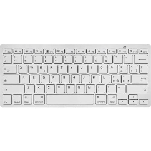 Italian Wireless Keyboard Bluetooth Keyboard 78 Keys For IOS Android Tablet Slim Keyboard For iPad PC Windows
