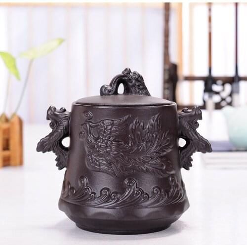 Black purple clay Pu'er tea boutique savings medium sealed cans Kung Fu genuine special offer