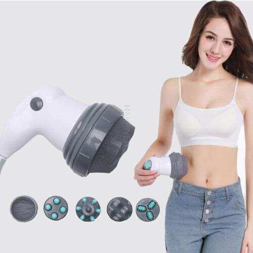 6 in 1 Full Relax Tone Spin Body Massager 3D Electric Full Body Slimming Massager Roller Cellulite Massaging Smarter Device