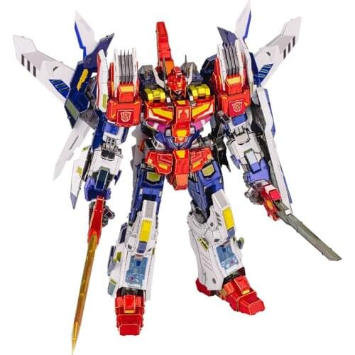 MU 3D Metal Puzzle Saber model kits DIY 3D Laser Cut Assemble Jigsaw Toys Desktop decoration GIFT For Audit with free shipping