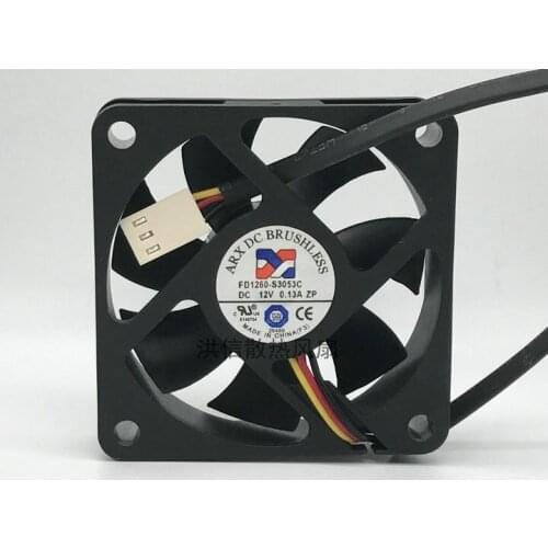 New original 6015 fd1260-s3053c DC12V 0.13a ZP mute fan