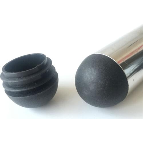OD16 19 22 25 32MM Ball Head Round Plastic Plug Ends Blanking Tube Circular Insert Ends Chair Leg Pad Cover 10Pcs