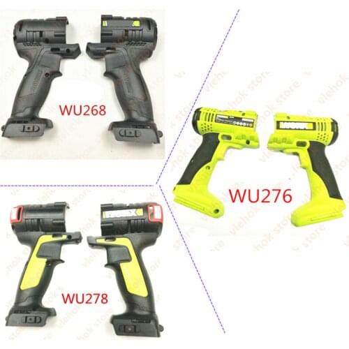 Original CLAMSHELL SET Shell case for WORX WU276 WU278 WU268 Electric wrench Left and right shells Power Tool Accessories part