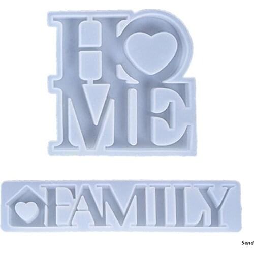 English Alphabet Silicone Mold Resin Letter Mold for DIY Craft Jewelry Tool