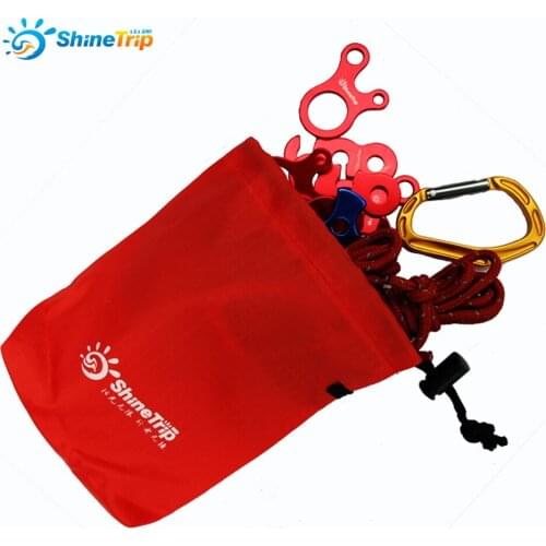 4PCS ShineTrip Outdoor Equipment Receive Bag Debris Bag Button Wind Rope Hanging Small Parts Finishing Portable Beam Pocket Bags