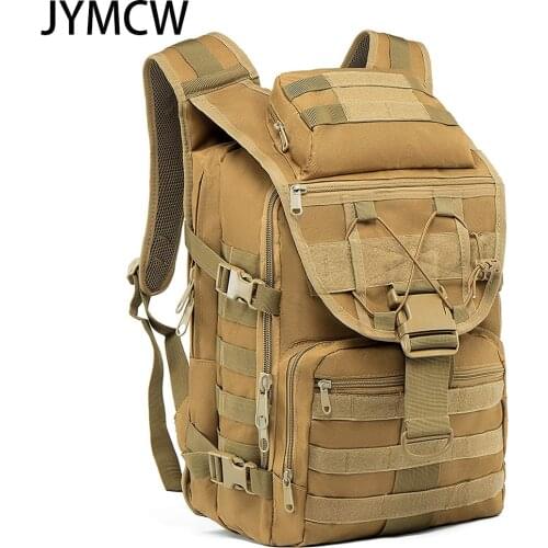 Supersun Tactical Military Backpack Molle - 35L Tactical Backpack Laptop Rucksack Survival Bag Bugout Assault Pack