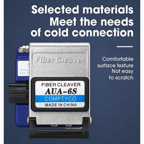 High Precision Fiber cleaver AUA-6S Cable Cutting Knife FTTT Fiber Optic Knife Tools cutter Cleavers 16 surface blade