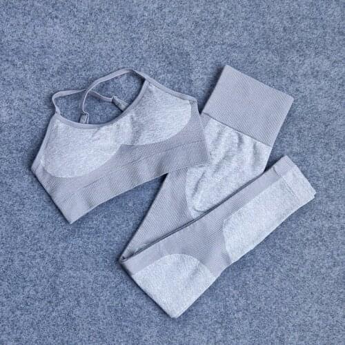 Women Yoga Set Gym Clothes Sports Seamless Bra Fitness Crop Top Short Sleeve Shirt High Waist Shorts Sports Suits Athletic Wear