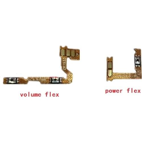 10PCS Switch Power ON OFF Key Mute Silent Volume Button Ribbon Flex Cable For Samsung Galaxy A20S A207 A207F Replacement Part