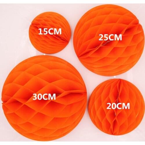 12pcs/lot DIY 3pcs 15cm+3pcs 20cm+3pcs 25cm+3pcs 30cm Paper Honeycomb Flower Lahua Wedding Room Decoration Showcase Decorative