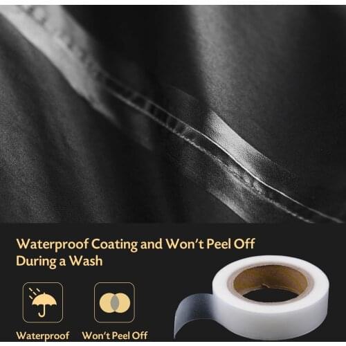 20m Seam Sealing Tape Iron On Hot Melt with 2 layer for Waterproof PU Coated