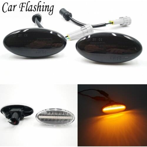 Car flashing 2 Pieces Car Led Dynamic Side Marker Turn Signal Light Sequential Blinker Light For MAZDA 3 For MAZDA 2 Mazda 5 MPV