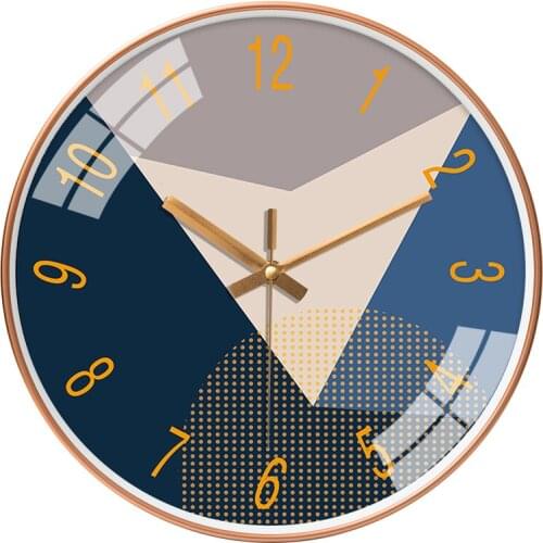 Silent Quartz Wall Clock Mechanism Simple Creative Single Novelty Wall Clock Lcd Bathroom Round Wall Clock Quartz Silent Brief 6