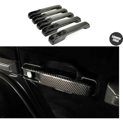 Fit For Benz W463 G-Class 1990-2020 Dry Real Carbon Fiber Door Handle Cover