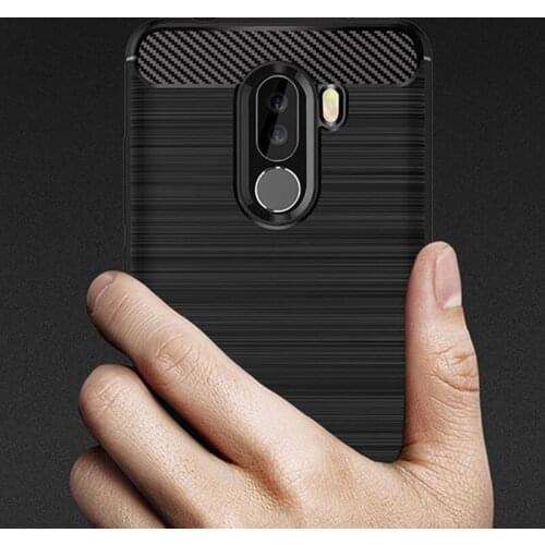 Poco F1 Case Xiaomi pocophone F1 Cover Silicone Bumper Soft Carbon Case for Xiaomi pocophone F1 Global Mobile Phone Case
