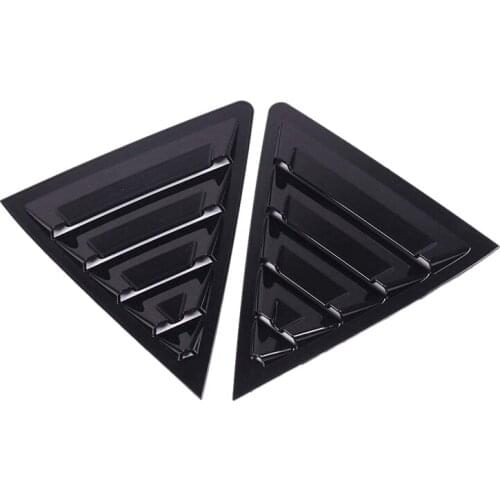 For Toyota Corolla 2013-2018 Car Rear Side Window Louvers Air Vent Scoop Shade Cover Blind Trim Accessories