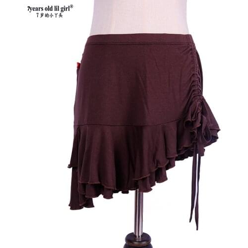 Stretch cotton Cotton Gothic Tribal Belly Dance Mini Hort Skirt HQ01