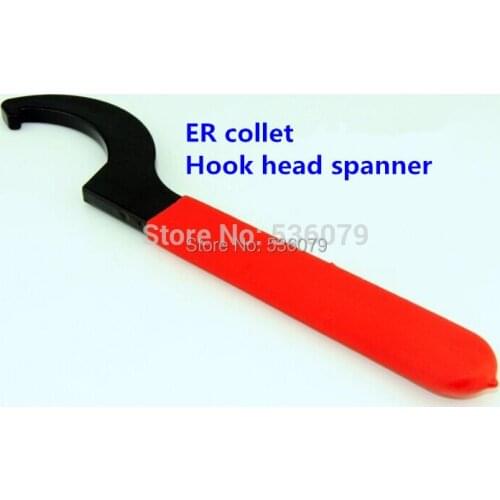 ER32 hook head spanner for ER32-B, ER32-T2, ER32-UM clamping nut, Economical ER32 collet wrench