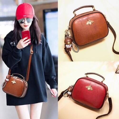 DAI.MM HOT SALE 2019 Women Messenger Bags Fashion Mini Bag With Teddy bear toy Bag Women Shoulder Bags handbag