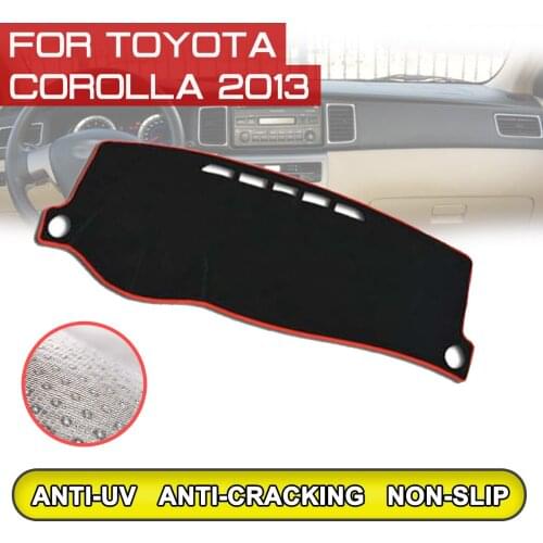 For Toyota Corolla 2013 Car Dashboard Mat Anti-dirty Non-slip Dash Cover Mat UV Protection Shade