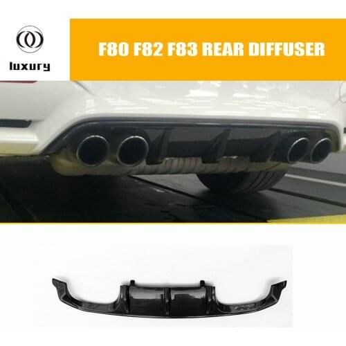 M3 M4 M Performance Style Carbon Fiber Rear Bumper Diffuser for BMW F80 M3 F82 M4 Coupe & F83 M4 Convertible 12-17