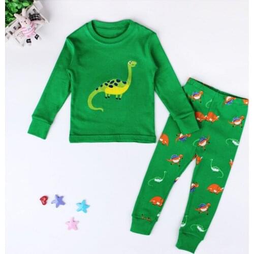 Fashion Autumn Kids Clothes 2PCS Baby Boy Girl Kid Pajamas Set Nightwear Sleepwear Homewear Outfit Pjs