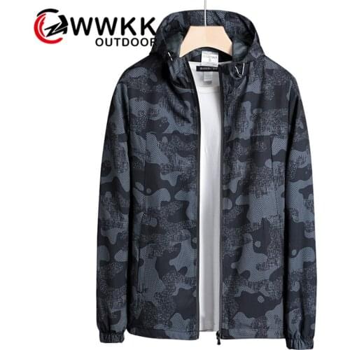 WWKK New Ultra-Light Camping Mens Hiking Windbreaker Breathable Sweat-Absorbent Anti-UV Ultra-Thin Lightweight Sunscreen Jacket