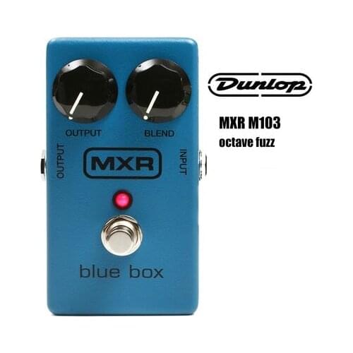 Dunlop MXR M103 Blue Box Octave 2-octave Down Fuzz Guitar Pedal