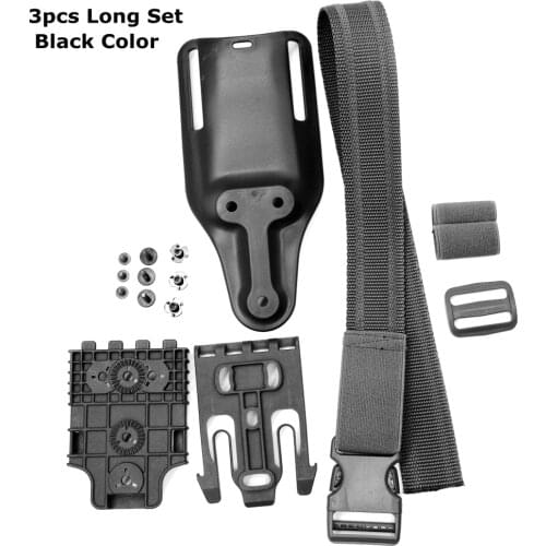 Anti-slip Elastic Gun Holster Strap Drop Leg Holster Thigh Strap QLS 19 22 Safa Series Mid-low Belt Loop for Glock SIG