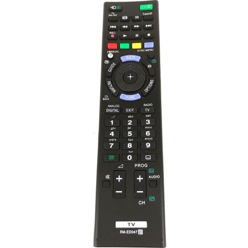 New RM-ED047 For SONY LCD LED TV Remote Control RM-ED046 RM-ED052 KDL-40HX758 KDL-40HX757 KDL-55HX753 KDL-46HX759