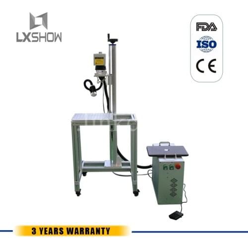 Split type fiber laser marking machine stainless steel knife gear fork number laser marker