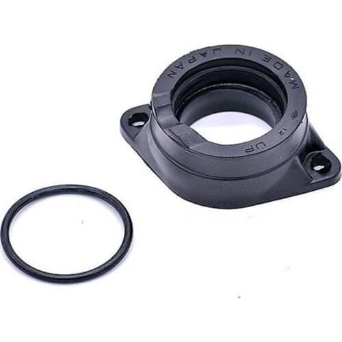 2Pcs Rubber Motorcycle Carburetor Interface Glue Connector Adapter For Suzuki GN250 DR250 TU250 SP250 Cafe Racer