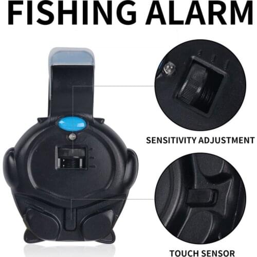 Fishing Bite Alarms 40g Electronic Wireless ABS Fish Bite Alarm New LED Light Feeder Fishing Method Feeder Fishing Bite Alarms