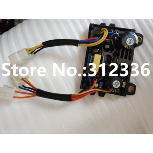 Free Shipping Welder Generator 12 wire 5kw 5kVA 6kVA 7kVA AVR Welding AVR Single phase diesel gasoline generator Suit Kipor Kama